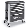 Beta Mobile Roller Cabinet, 6 Drawer, Red 039000033